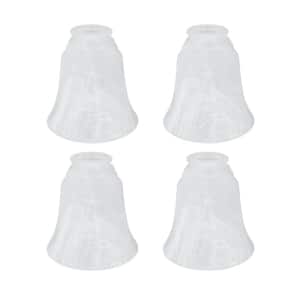 5-1/2 in. Alabaster Bell Ceiling Fan Replacement Glass Shade (4-Pack)