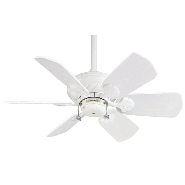 Casablanca Wailea 31 in. Snow White Ceiling Fan-DISCONTINUED