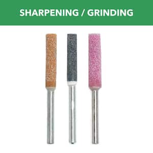 Chainsaw Sharpening Bit Set (3-Pack 1/4 in, 3/8 in, 0.325 in)