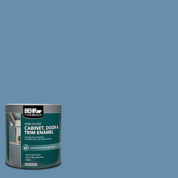BEHR PREMIUM 1 qt. #S500-5 Treasure Map Semi-Gloss Enamel Interior/Exterior Cabinet, Door & Trim Paint