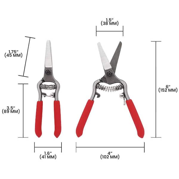 ZENPORT Needlenose Shear, Bonsai and Orchids, Mini 6 in. Forged