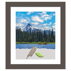 Brushed Pewter Picture Frame Opening Size 20 x 24 in. (Matted To 16 x 20 in.)