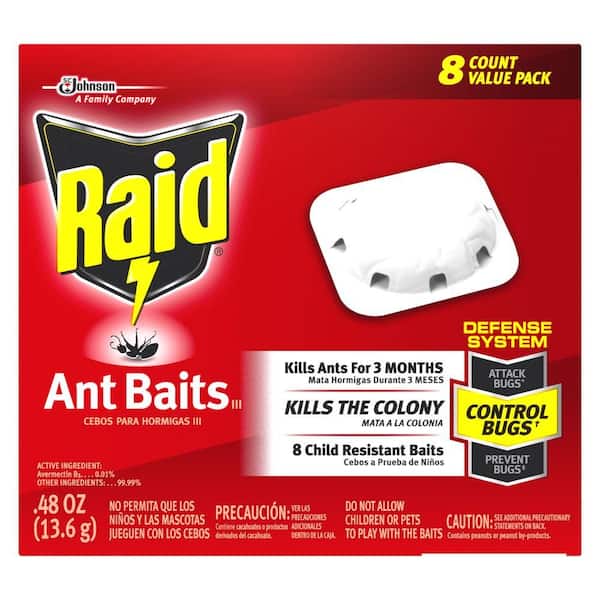 Raid Ant Baits (8Count)619864 The Home Depot