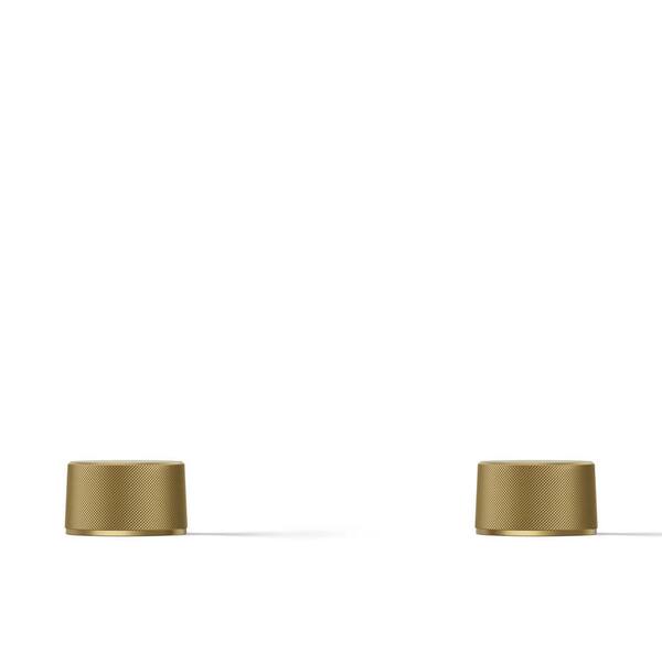 KOHLER Components 1.5 in. W Shower Door Handle in Vibrant Brushed Moderne Brass (1-Pair)