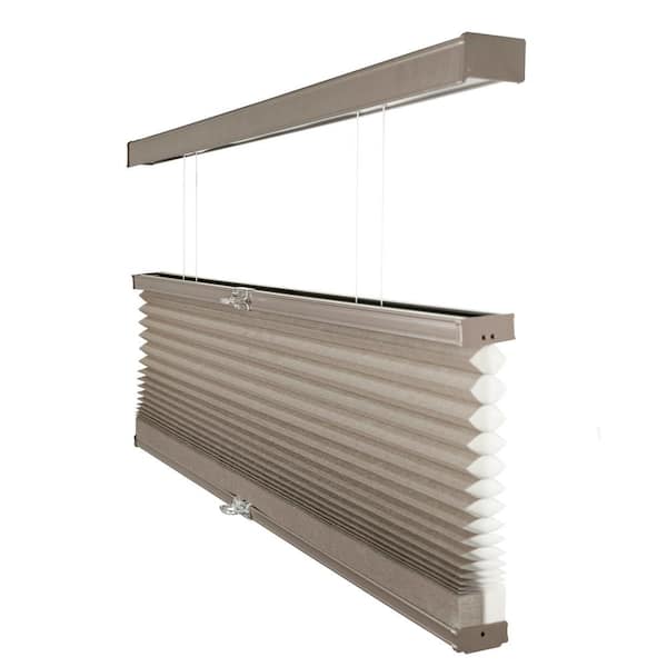 Chicology Cut-to-Size Warm Cocoa Cordless Light Filtering Privacy Cellular Shades 67 in. W x 72 in. L