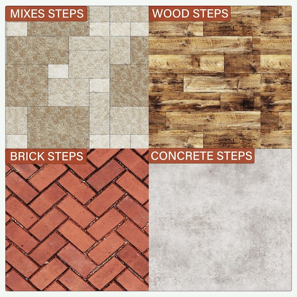 24 in. H x 36 in. W Black Carbon Steel Stair Railing Kit (2 Pack)