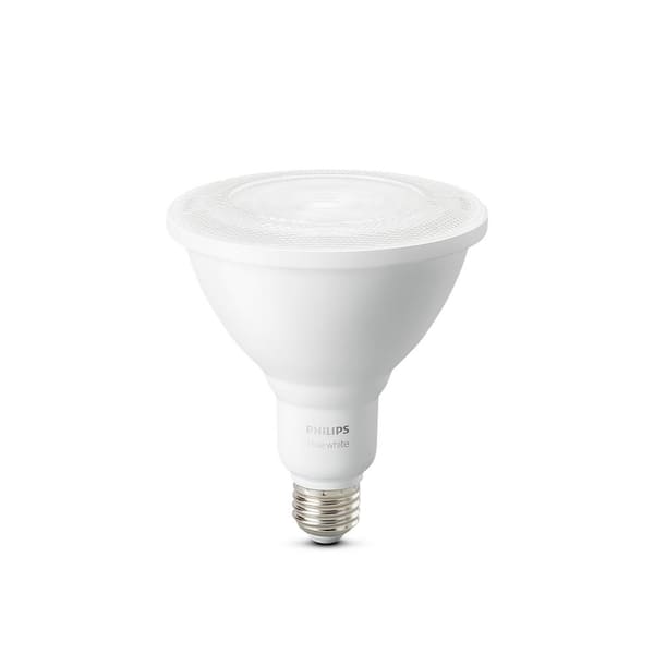 Benadrukken klok namens Philips Hue White Outdoor PAR38 LED 120W Equivalent Waterproof Dimmable  Smart Wireless Flood Light Bulb (2 Pack) 476820 - The Home Depot