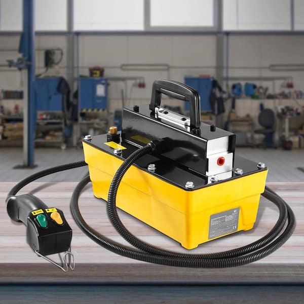 10,000PSI Air Hydraulic Pump, 0.61 Gal. Reservoir, NPT 3/8 In. Oil Outlet, NPT 1/4 In. Inlet, Plastic Air Hydraulic Pump