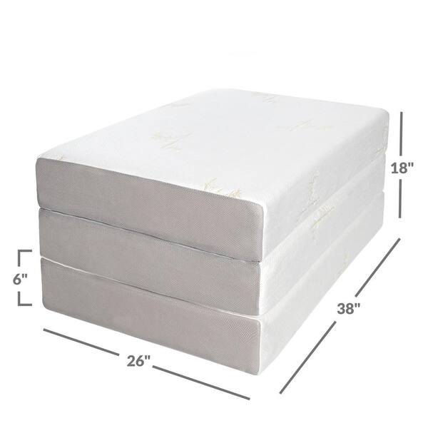 twin tri fold mattress