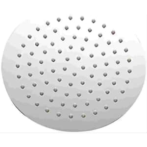 2-Spray Patterns with 1.8 GPM 8 in. Ceiling Mount Rain Fixed Shower Head in ‎Chrome