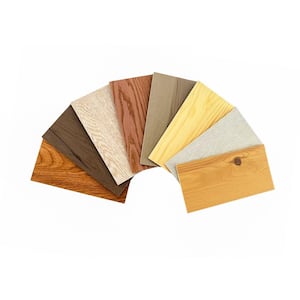 Sample Pack Oak and Pine Peel and Stick Decorative Wall Panels (Sample) 1/8 in. Thick x 8 in. Long x 4 in. W