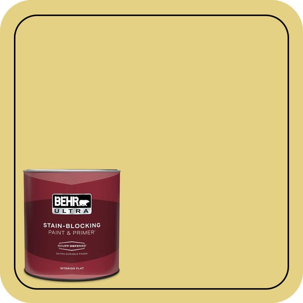 1 qt. #P330-4 Starfruit Extra Durable Flat Interior Paint & Primer price history on PriceWatchPro