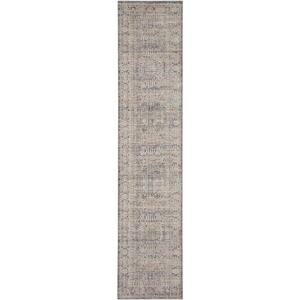Nourison Lynx Ivory Slate 12 ft. x 16 ft. All-over design Transitional ...