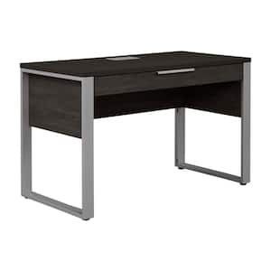 Cali 47 in. x 24 in. Wood Home Office Computer Desk with Drawer Storage and Cord Management, Espresso