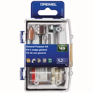 Dremel Wood Working Rotary Tool Accessory Kit (20-Piece) 733-02 - The Home  Depot
