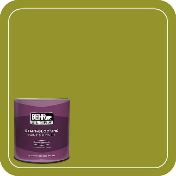 BEHR ULTRA 1 qt. #P350-7 Lazy Lizard Extra Durable Eggshell Enamel Interior Paint & Primer