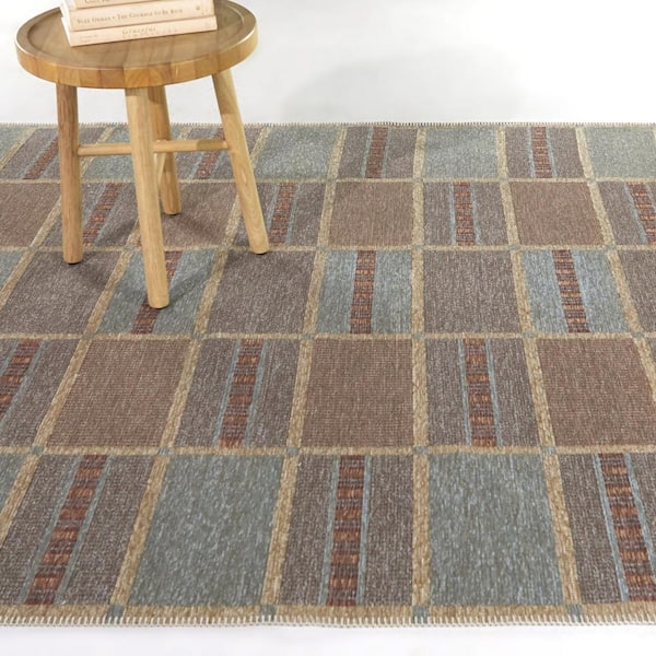 Damaso Pink 8 ft. x 10 ft. Geometric Area Rug