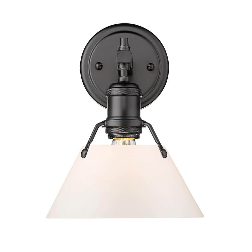 Orwell 4.875 in. 1-Light Matte Black Vanity Light price history on PriceWatchPro
