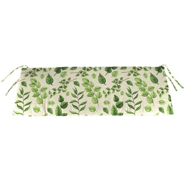 Jordan Manufacturing 41 in. L x 17 in. W x 3 in. T Outdoor Bench Cushion in Natik Aloe