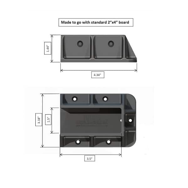 Fence and Deck Rite: Decks Railing Hangers. Made to Last with and Durable Plast