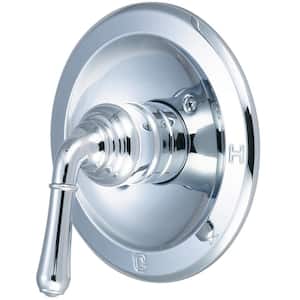 Accent 1-Handle Wall Mount Valve Trim without Valve in Polished Chrome (Valve not Included)