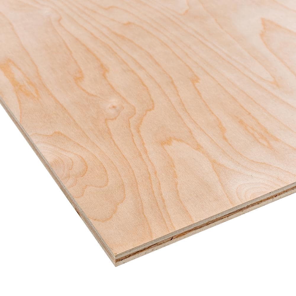 Handprint 1/2 in. x 12 in. Birch Plywood Hexagon 420519 - The Home Depot