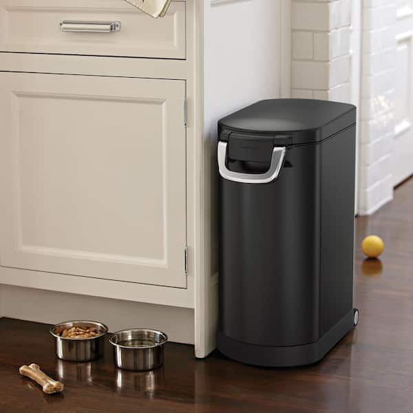 simplehuman 30L Large Pet Food Can, Storage Container with