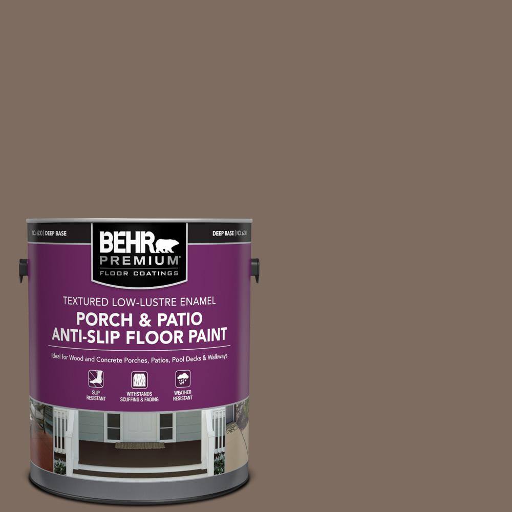 1 gal. #PPU5-03 Antique Earth Textured Low-Lustre Enamel Interior/Exterior Porch and Patio Anti-Slip Floor Paint price history on PriceWatchPro