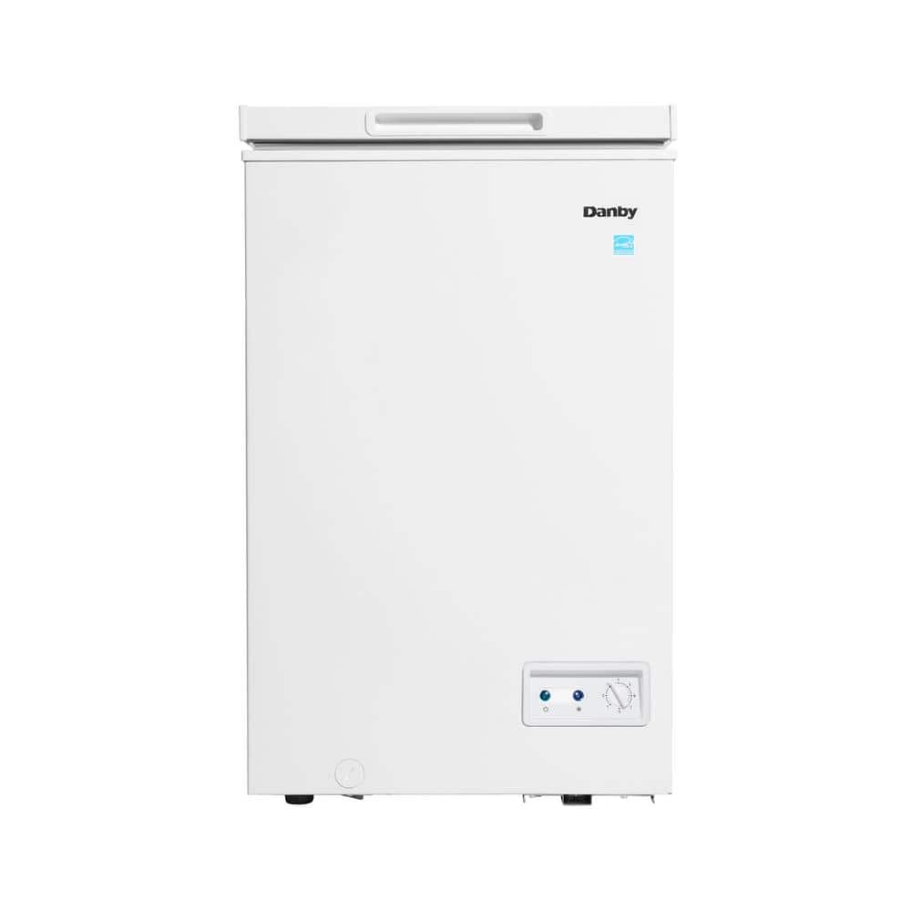 Danby 20.28 in. 3.5 cu. ft. Manual Defrost Chest Freezer with ENERGY STAR  and Garage Ready in White DCF035A5WDB - The Home Depot