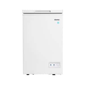 20.28 in. 3.5 cu. ft. Manual Defrost Chest Freezer with ENERGY STAR and Garage Ready in White