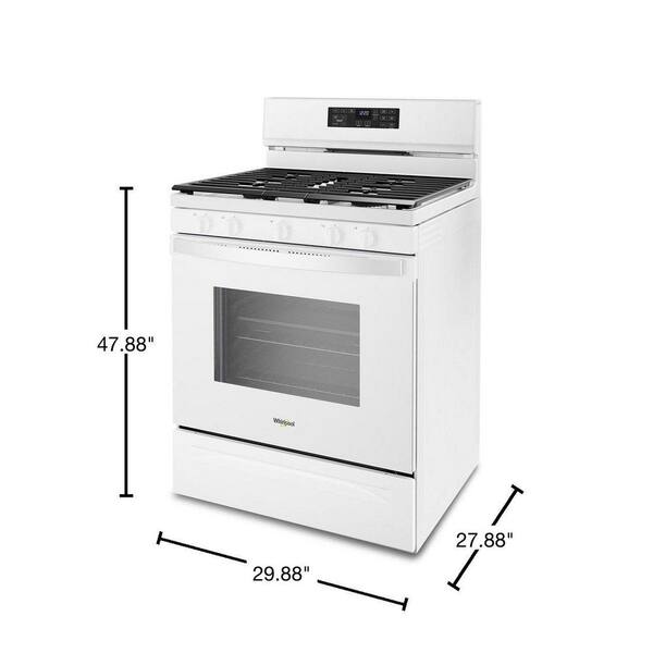 whirlpool gas range power outage