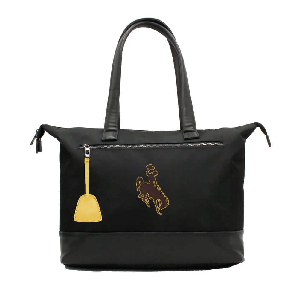 Mojo Wyoming Cowboys 12.5 in. Premium Laptop Tote Bag CLWYL415_YELLOW The Home Depot