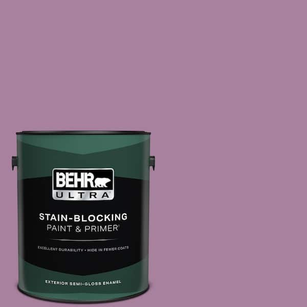 BEHR ULTRA 1 gal. #M110-5 Amazonian Orchid Semi-Gloss Enamel Exterior Paint & Primer