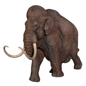19 in. H Woolly Mammoth Elephant of the Ice Age Scaled Statue
