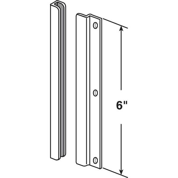 Prime-Line Latch Shield Guard, In-Swing, 6 in. Height with
