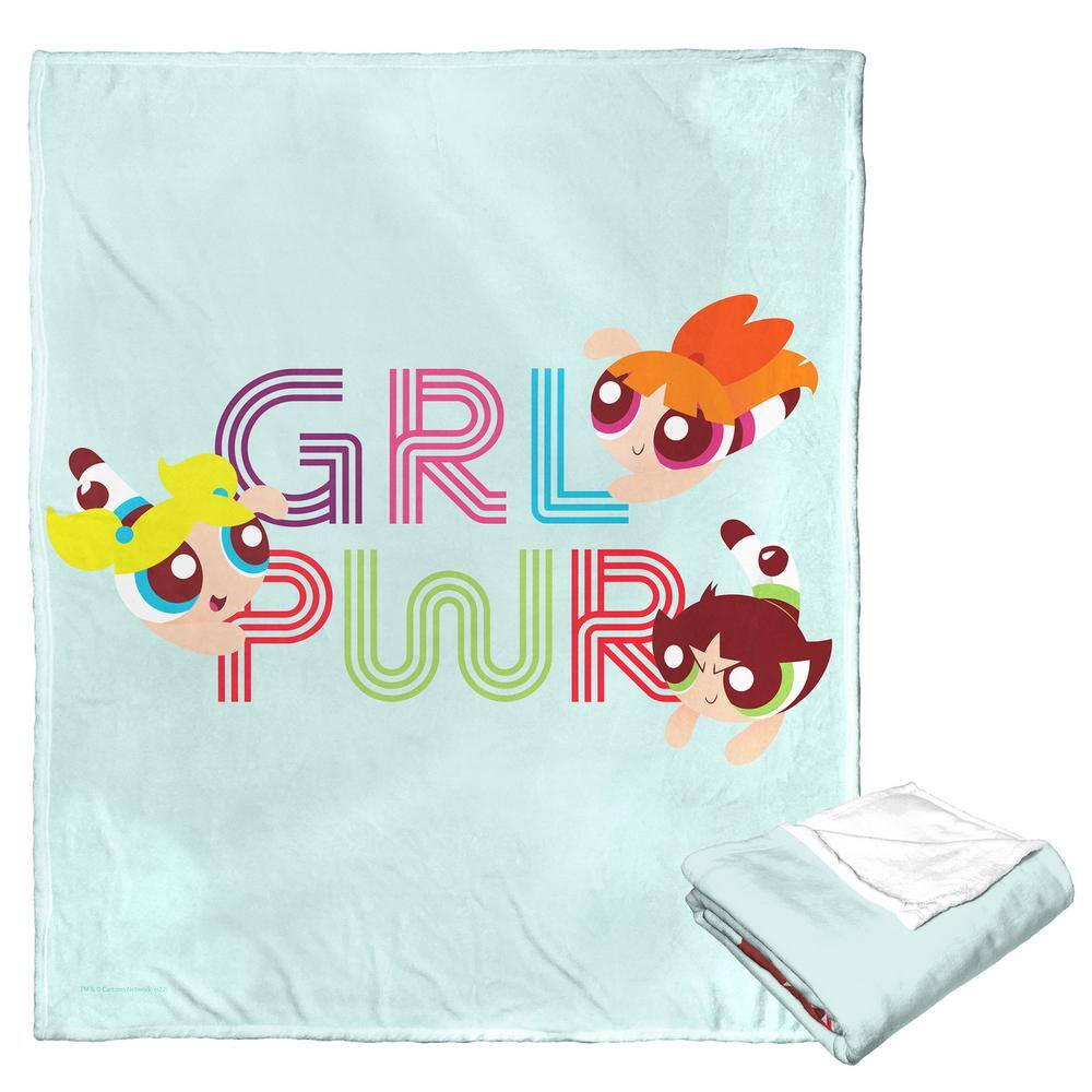 THE NORTHWEST GROUP WB Power Puff Girls Girl Power Silk Touch MultiColor Throw Blanket