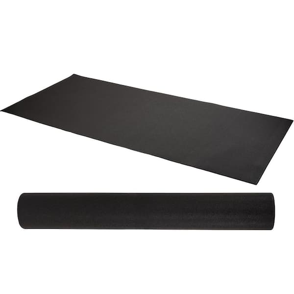 Black 48 in. W x 96 in. L x 0.25 in. T EVA Foam Gym Flooring Mat (32 sq. ft.)