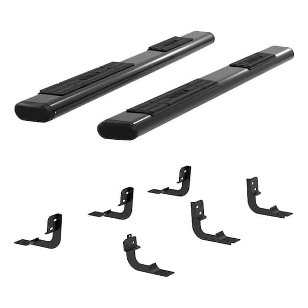 6 x 91-Inch Oval Black Aluminum Nerf Bars, Select Dodge, Ram 2500, 3500