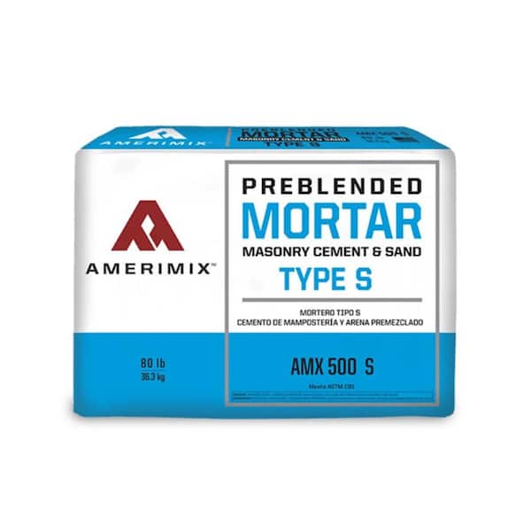 AMERIMIX 80 lbs. AMX 500 Mortar Mix-Type S 62300002 - The