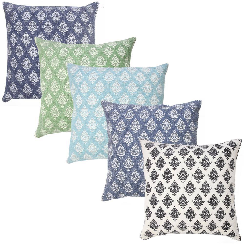 Classic Cotton Square Throw Pillow 20" x 20" - Neutral Tone