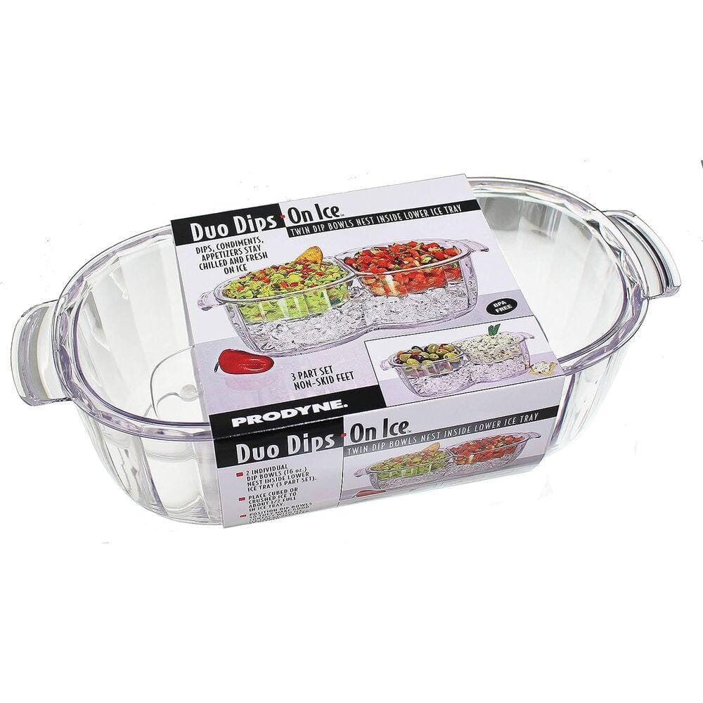 1-Compartment AB-66 Duo Dips On Ice - Clear
