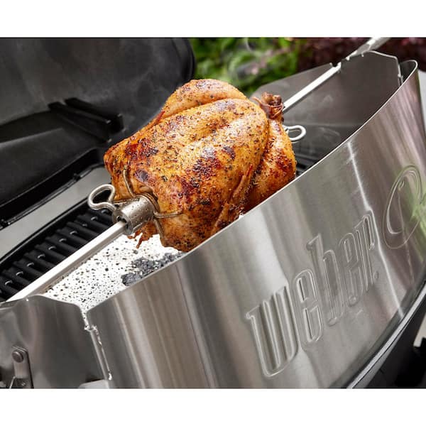Weber Q 2800N+ Gas Grill Rotisserie 3400264 - The Home Depot