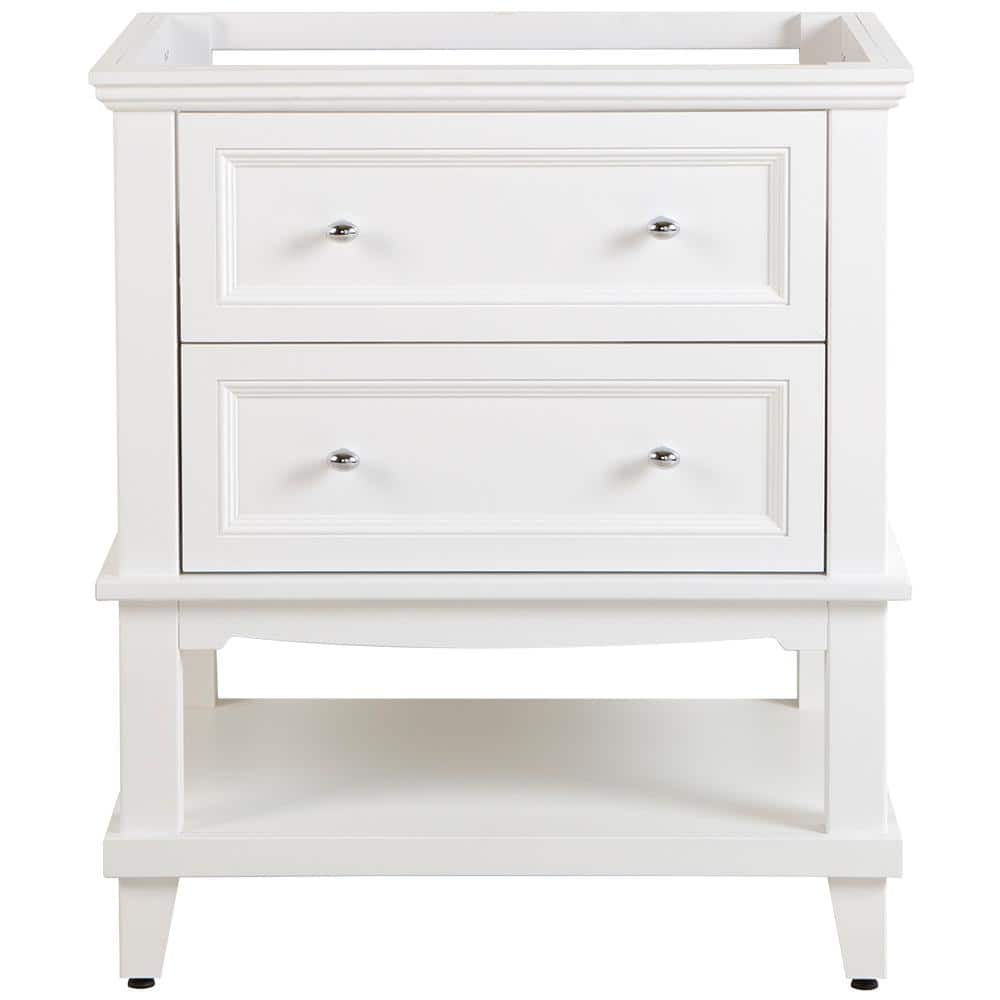 Home Decorators Collection Teasian 30 In W X 21 In D Bathroom Vanity Cabinet Only In White Tewd30 Wh The Home Depot