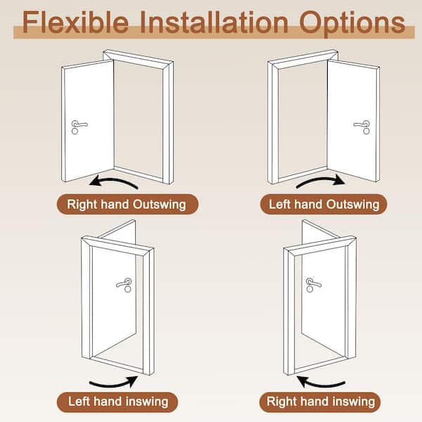 30 in. x 80 in. 5-Lite Tempered Frosted Glass White Solid Core Primed Wood Interior Door Slab