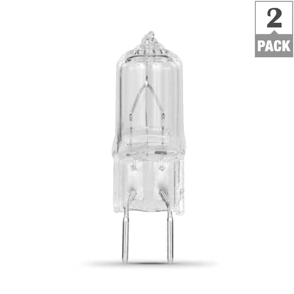 Feit Electric 20-Watt T4 Dimmable GY8.6 Halogen 2700K (2-Pack