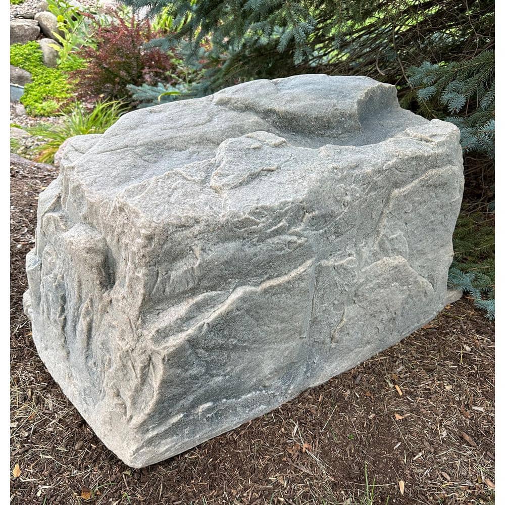 Fieldstone Gray RealRock Artificial Garden Rock Enclosure
