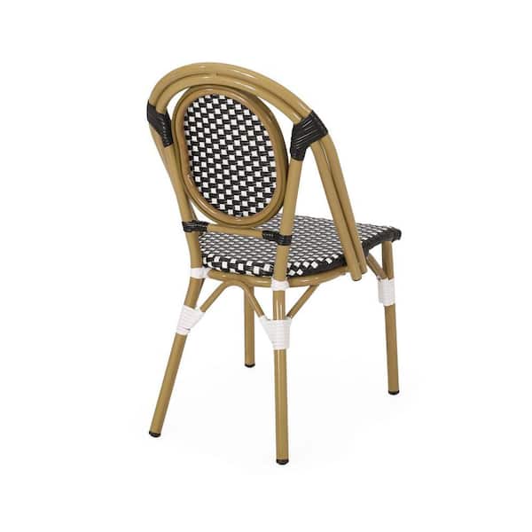 Flynama Set of 2 Bamboo Print Finish Outdoor PE Ratten and