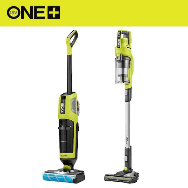 ONE+ HP 18V Cordless SWIFTClean Wet/Dry Stick Mop and Vacuum with ONE+ 18V Cordless Stick Vacuum Cleaner (Tools Only)