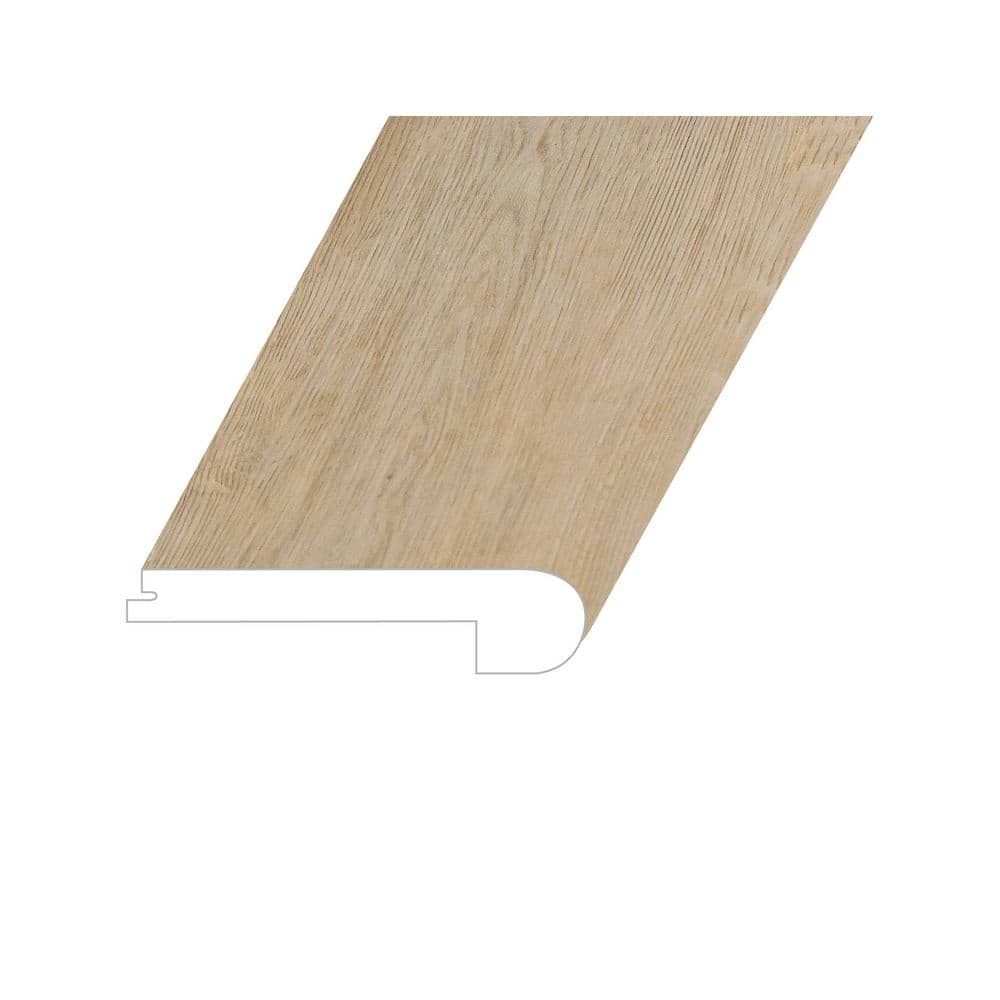 Meraki Opulent Beige 1 in. T x 4.5 in. W x 94.5 in. L Vinyl Flush Stair Nose Molding price history on PriceWatchPro