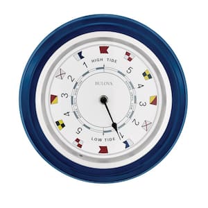 10 in. H X 10 in. W Round Wall Clock with Iluminated Dial